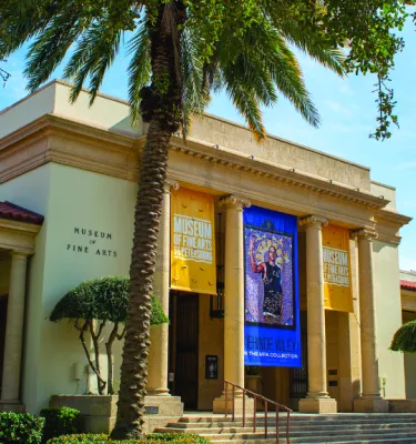 Museum of Fine Arts exterior shot.