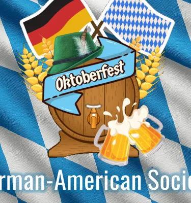 Oktoberfest by German American Society event flyer poster.