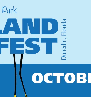 Island Fest event flyer poster.
