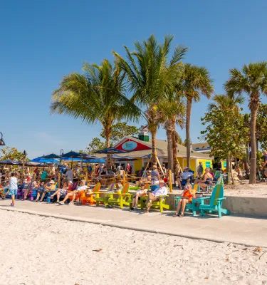 beach chairs on pass-a-grille beach