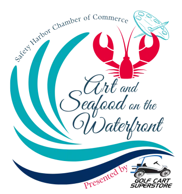 Art and Seafood on the Waterfront Logo.