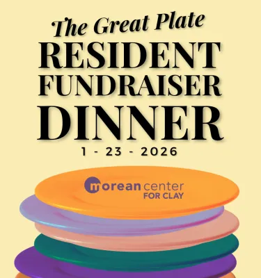 The Great Plate Fundraiser Dinner event flyer poster.