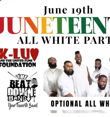 Juneteenth Party at OCC Road House event flyer poster.