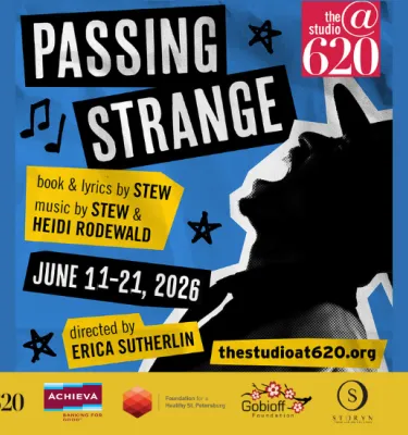 Passing Strange show event flyer poster.