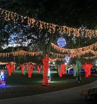 Holiday Lights in Largo Central Park