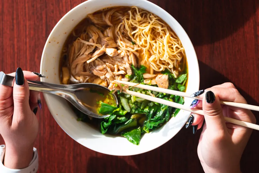 Two bowls of Thai food from Patti's Kitchen in Pinellas Park