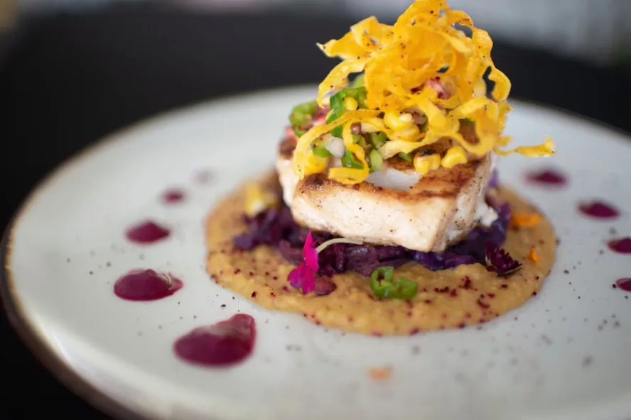 A plate of fish at Savor St. Pete