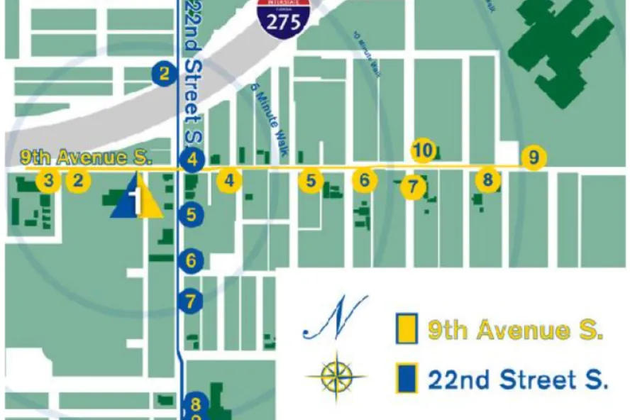 African American Heritage Trail Map