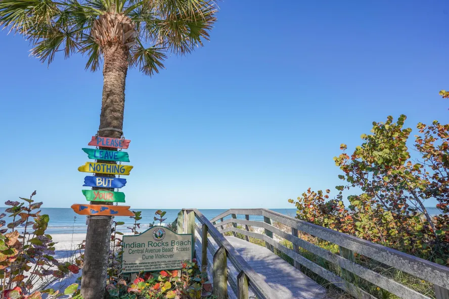 Indian Rocks Beach-Schild