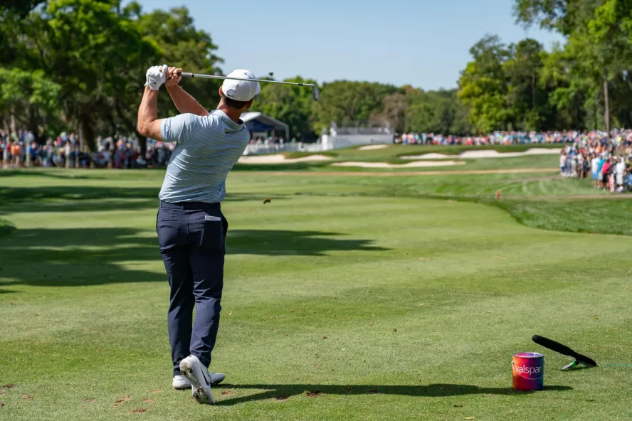 Golfer teeing off at Innisbrook