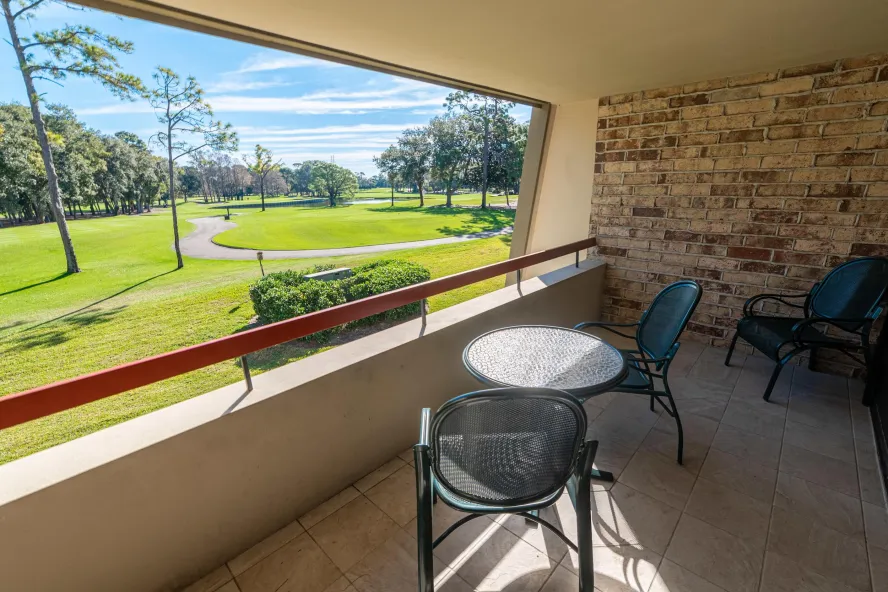 Balcony at Innisbrook overlooking golf course
