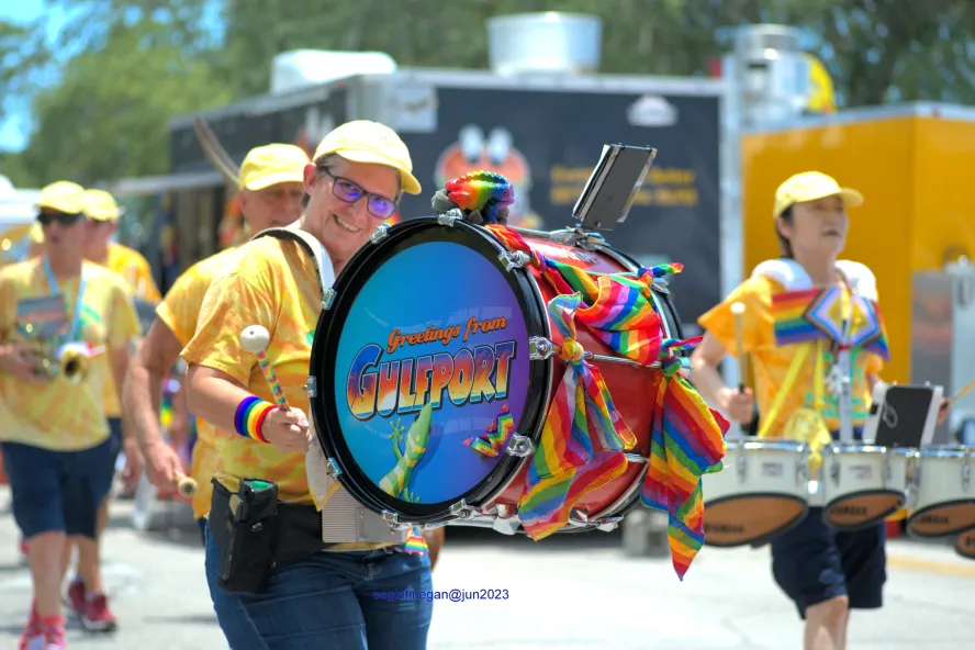 Gulfport Pride parade.