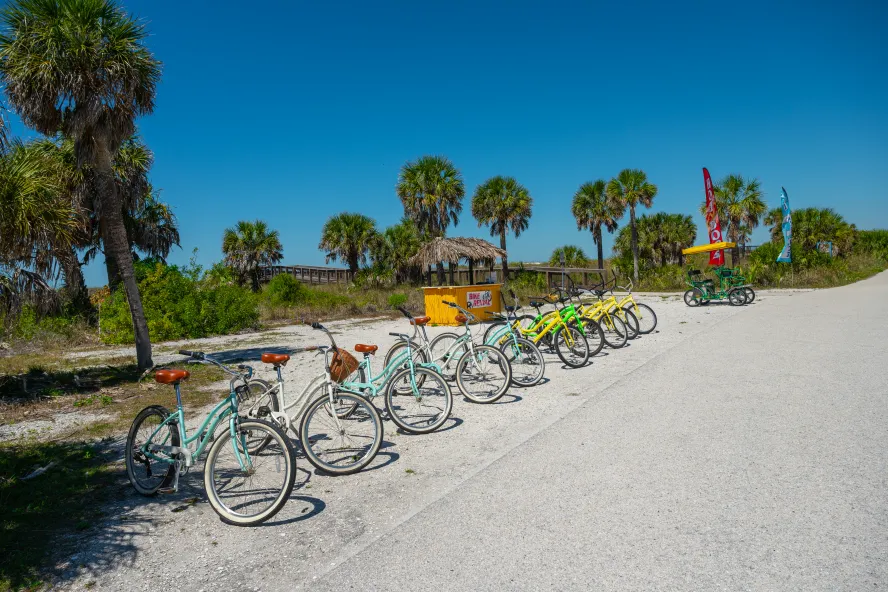 bikes on the beach