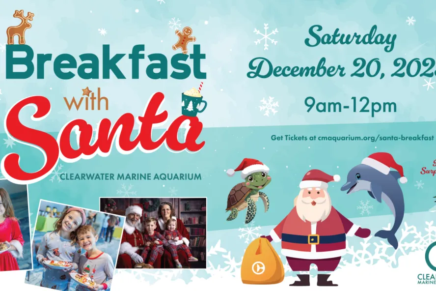 Breakfast with Santa at CMA event flyer poster.
