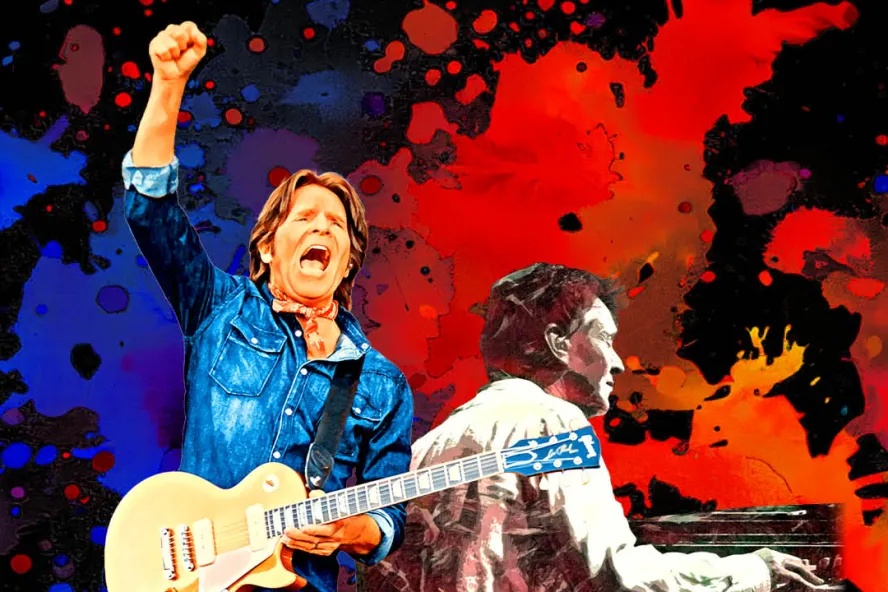 John Fogerty & Steve Winwood at BayCare Sound event flyer poster.