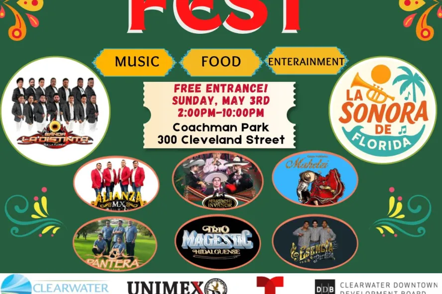 Cinco De Mayo Taco Fest event flyer poster.