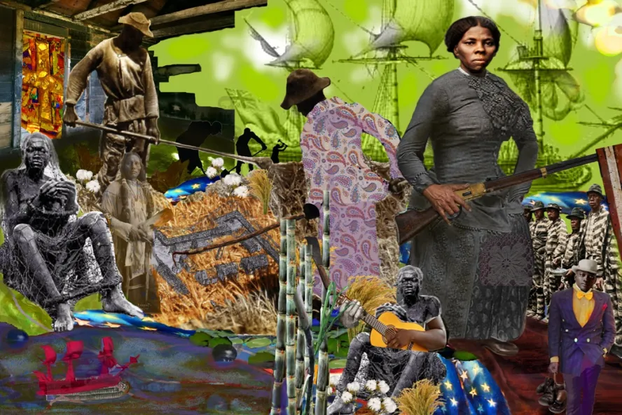 Many Voices, One Nation Exhibit at Woodson Museum.
