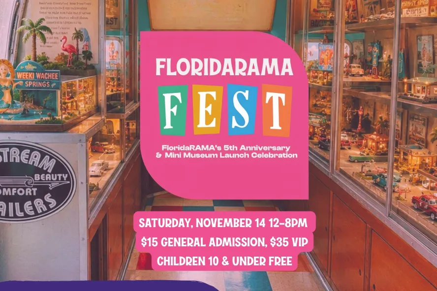 FloridaRAMA Fest event flyer poster.