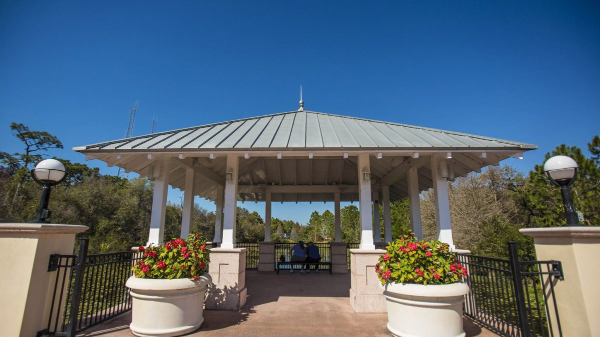 The observatory pier at Florida Botanical Gardens