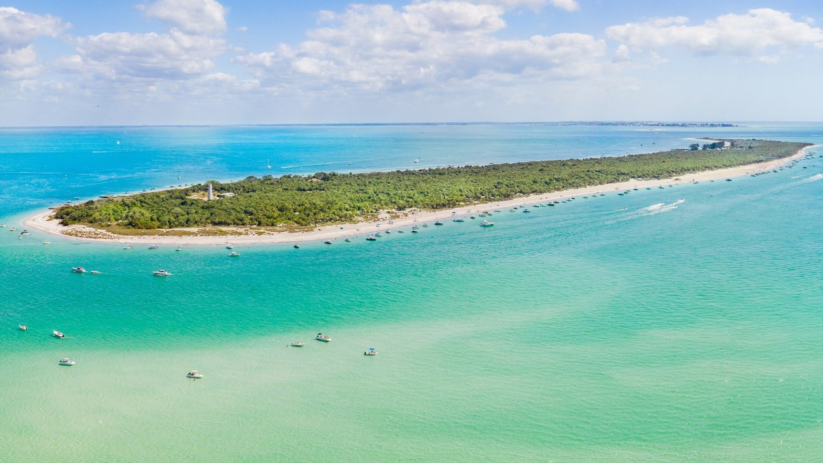 Aerial view of Egmont Key