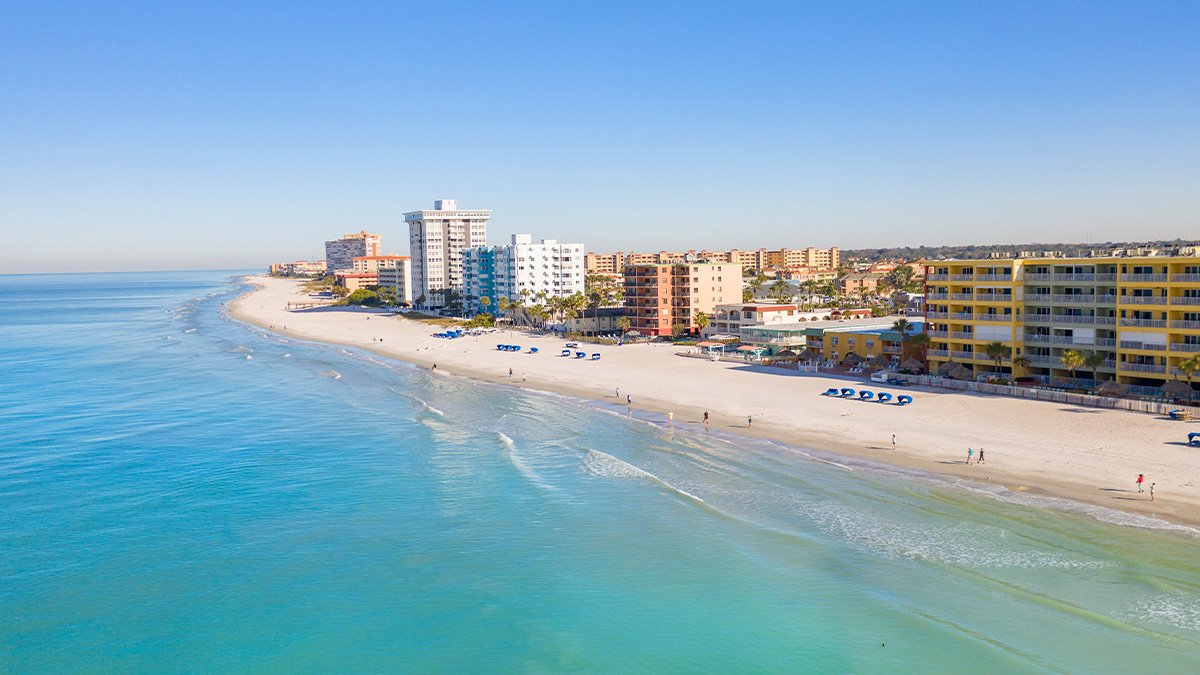 Vista aérea de Redington Beach