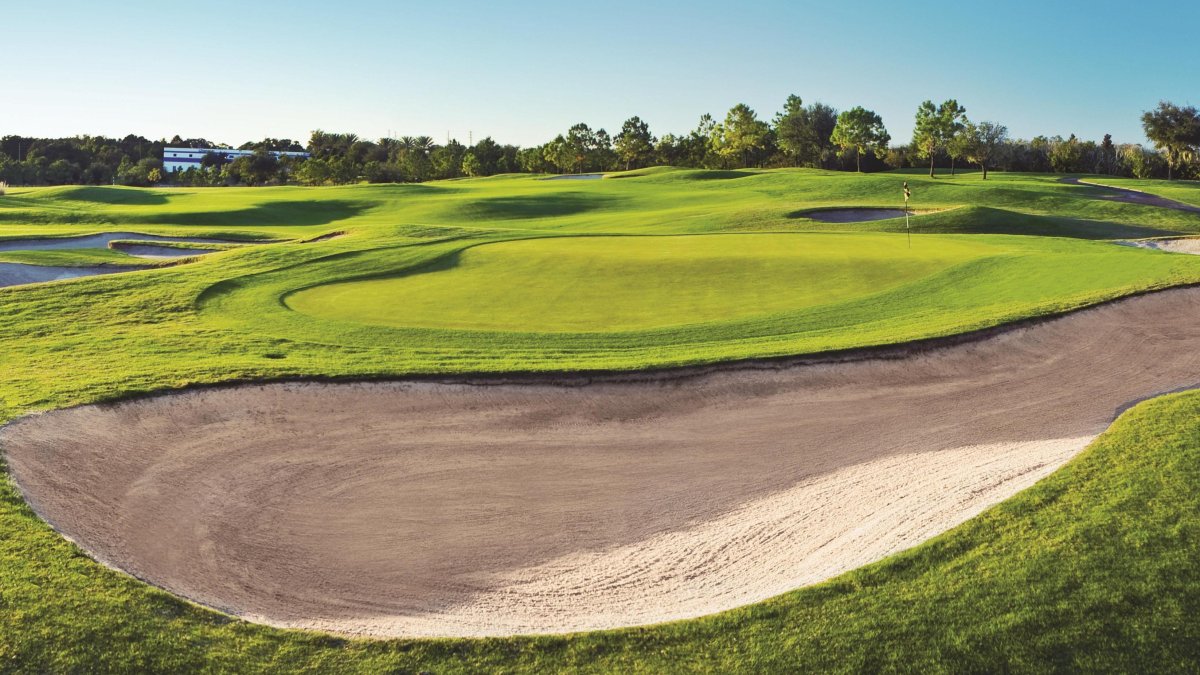 A wide angle shot of the south course at Innisbrook Resort and Golf Club in Palm Harbor