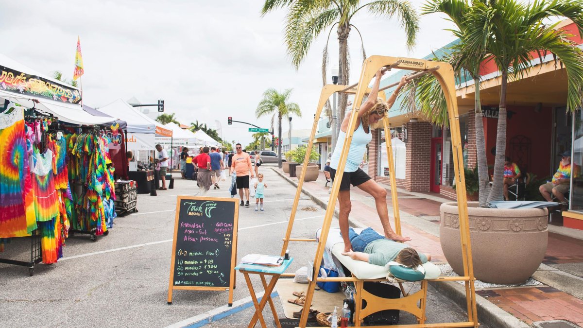 Corey Avenue Sunday Market on St. Pete Beach