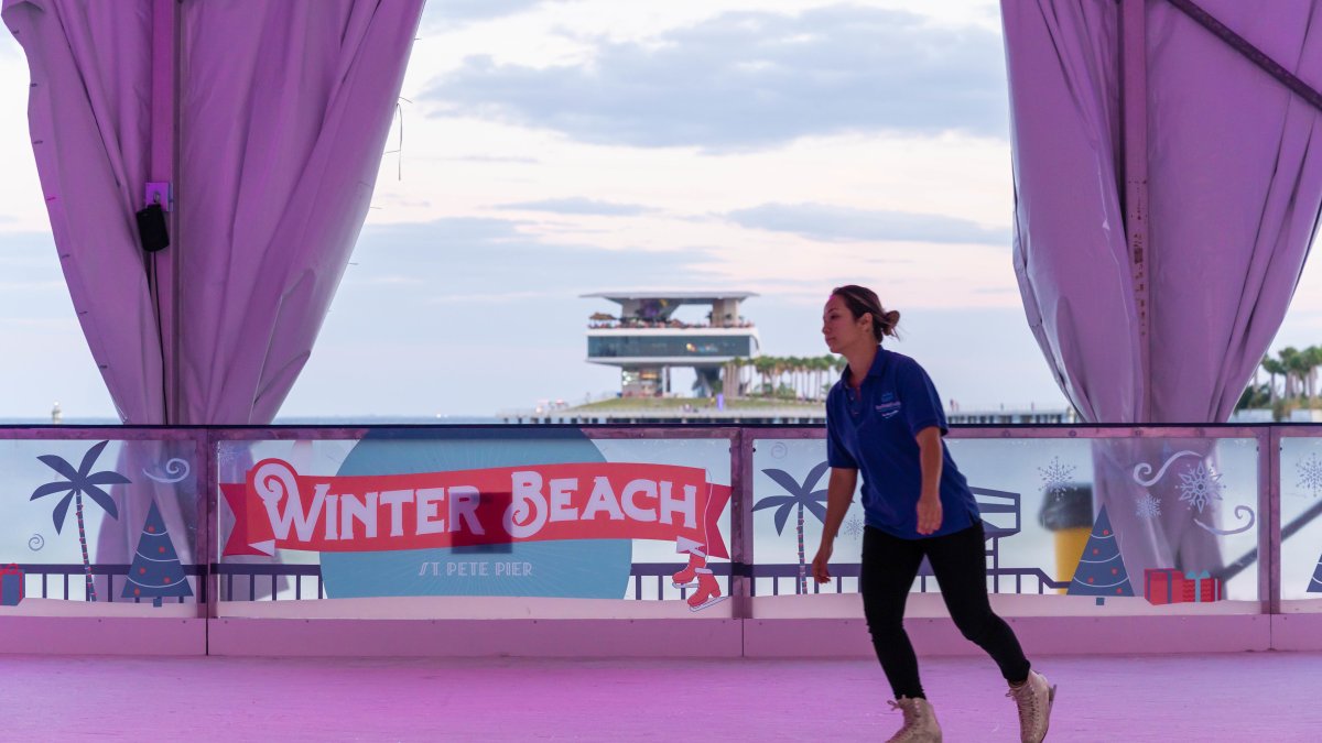 Winter Beach at the St. Pete Pier