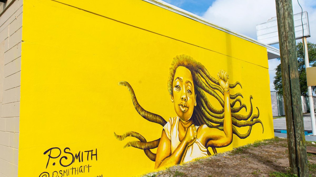 "Golden Girl" by Princess Smith, Warehouse Arts District