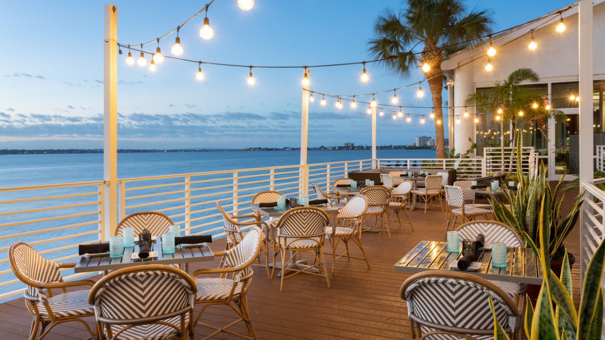 The Watercolour Grill House no Clearwater Beach Marriott Suites Jantar ao ar livre