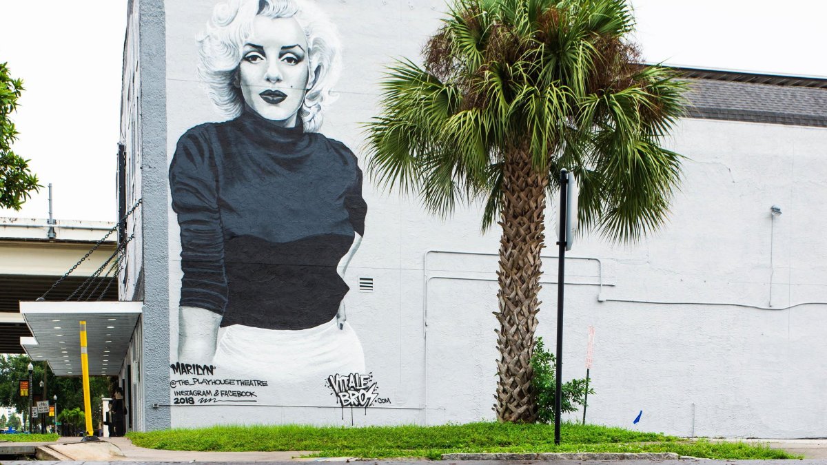 "Marilyn Monroe" Mural by the Vitale Bros.