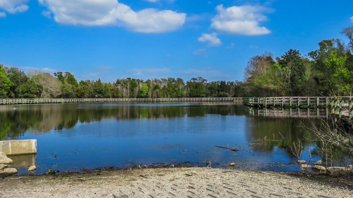 boardwalk along water