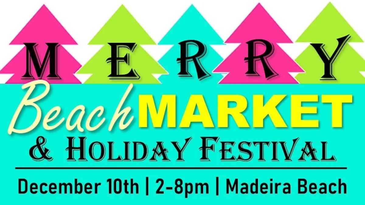 Merry Beach Market Holiday Festival Visit St Petersburg Clearwater