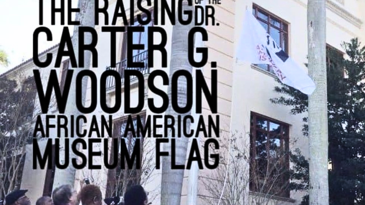 Woodson Museum flag-raising at St. Pete City Hall