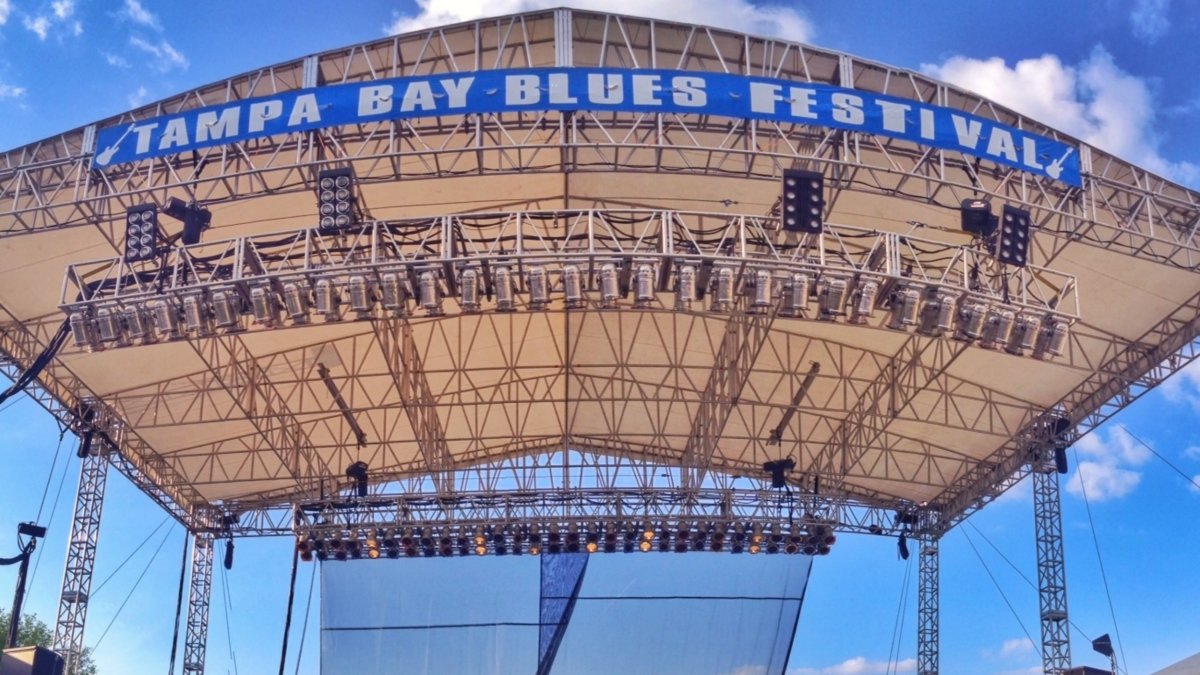 Tampa Bay Blues Festival stage