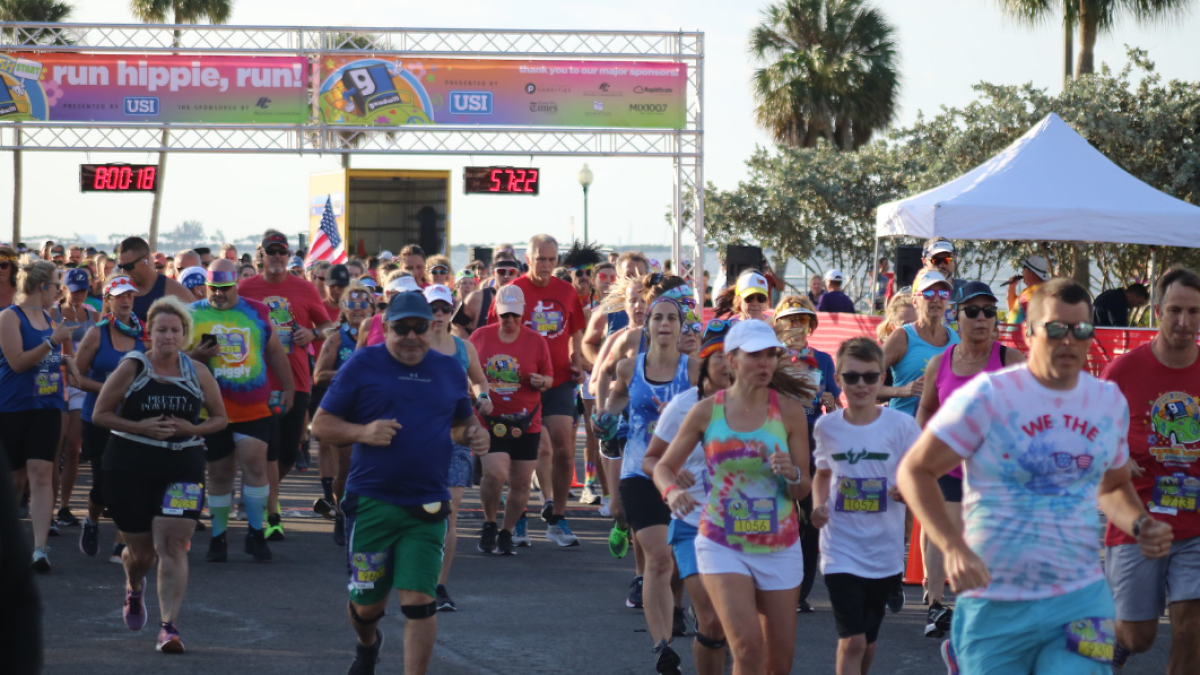 Hippie Dash 2023 For Peace, Love & Goodwill Visit St Petersburg