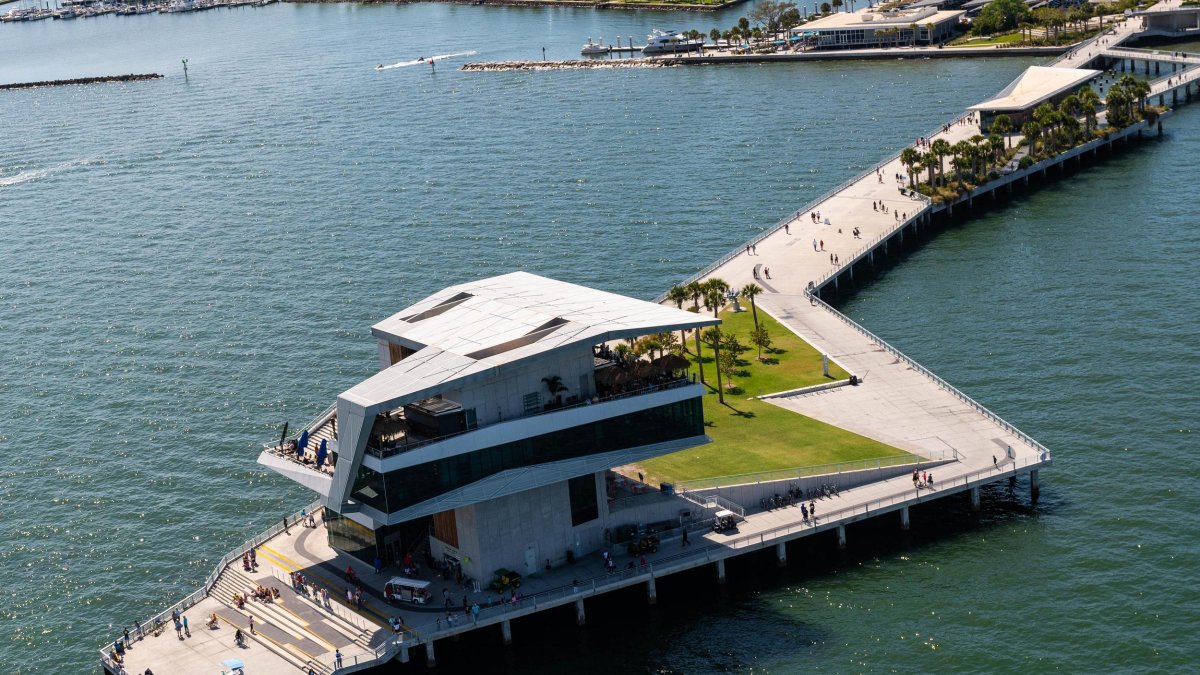 St. Pete pier aerial