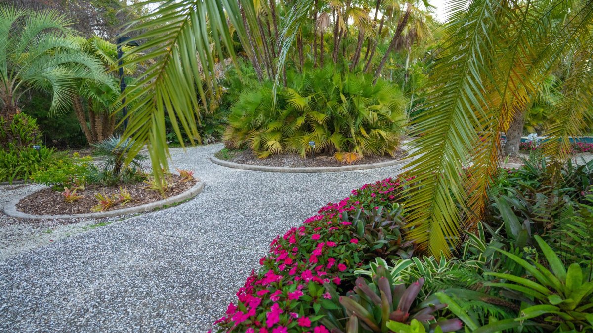 Florida Botanical Gardens paths and gardens
