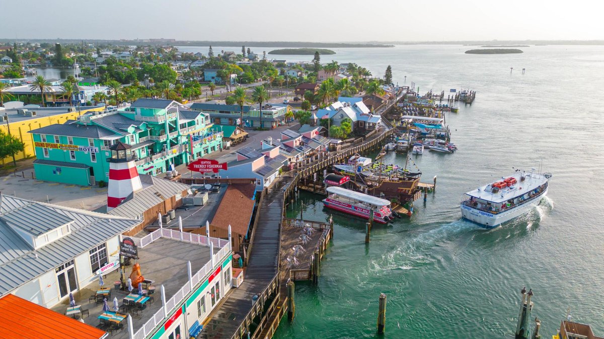 Aerial photo of John's Pass Village & Boardwalk