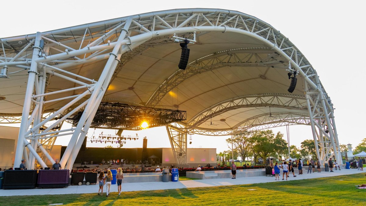 Outdoor concert venue