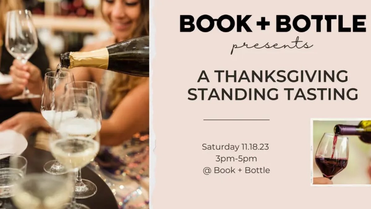 Thanksgiving Wine Tasting at Book + Bottle Visit St Petersburg
