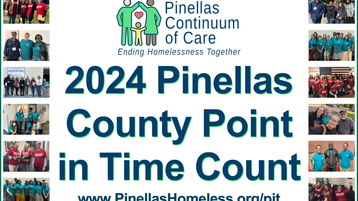 2024 Pinellas Point in Time Count and Survey Visit St Petersburg