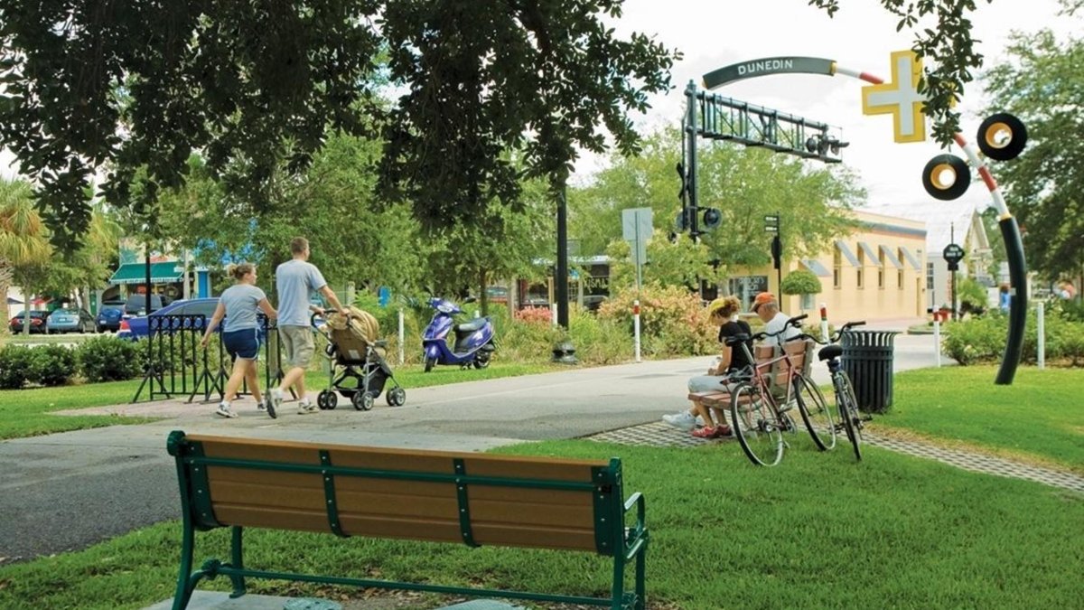 Visitors along the Fred Marquis Pinellas Trail