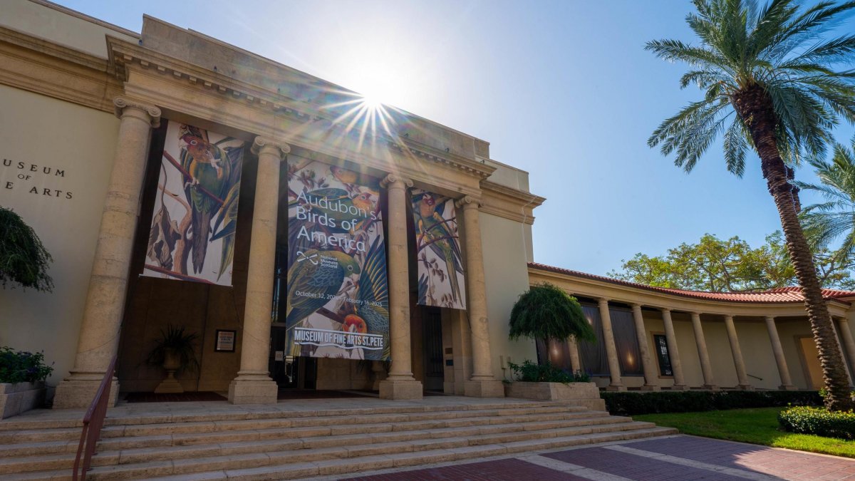 Front of the Museum of Fine Arts St. Petersburg Florida 