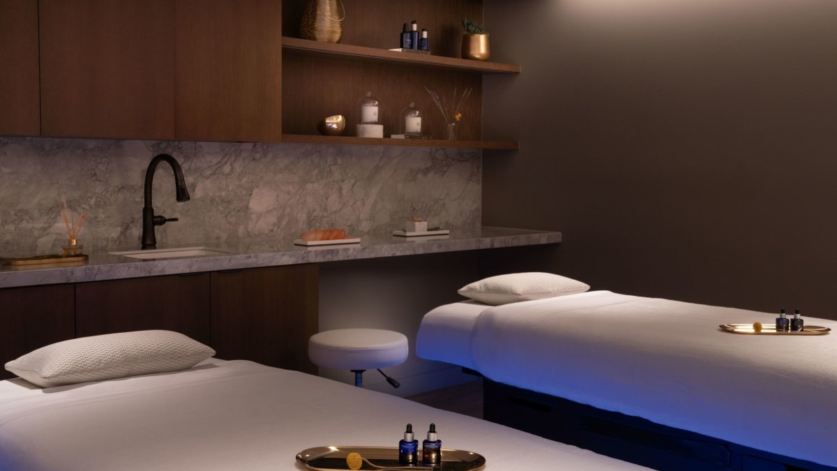 Two spa beds