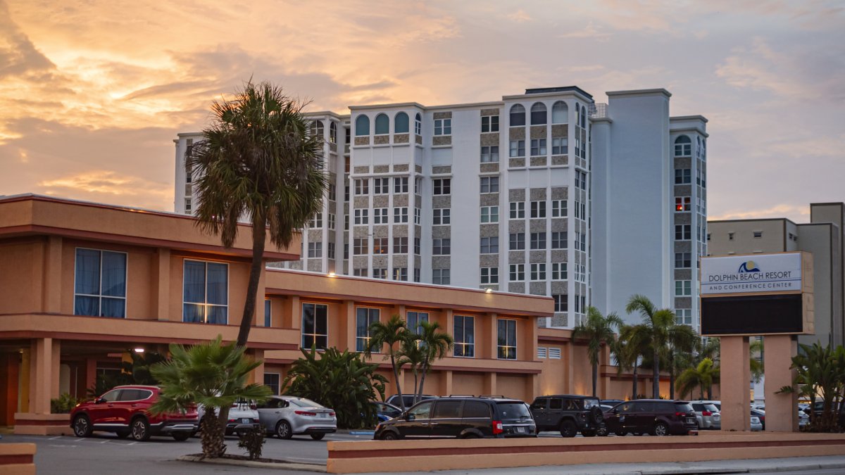 Dolphin Beach Resort_Exterior Sunset