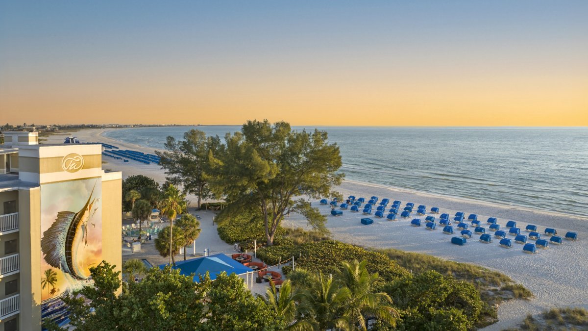 Sunset at RumFish Beach
