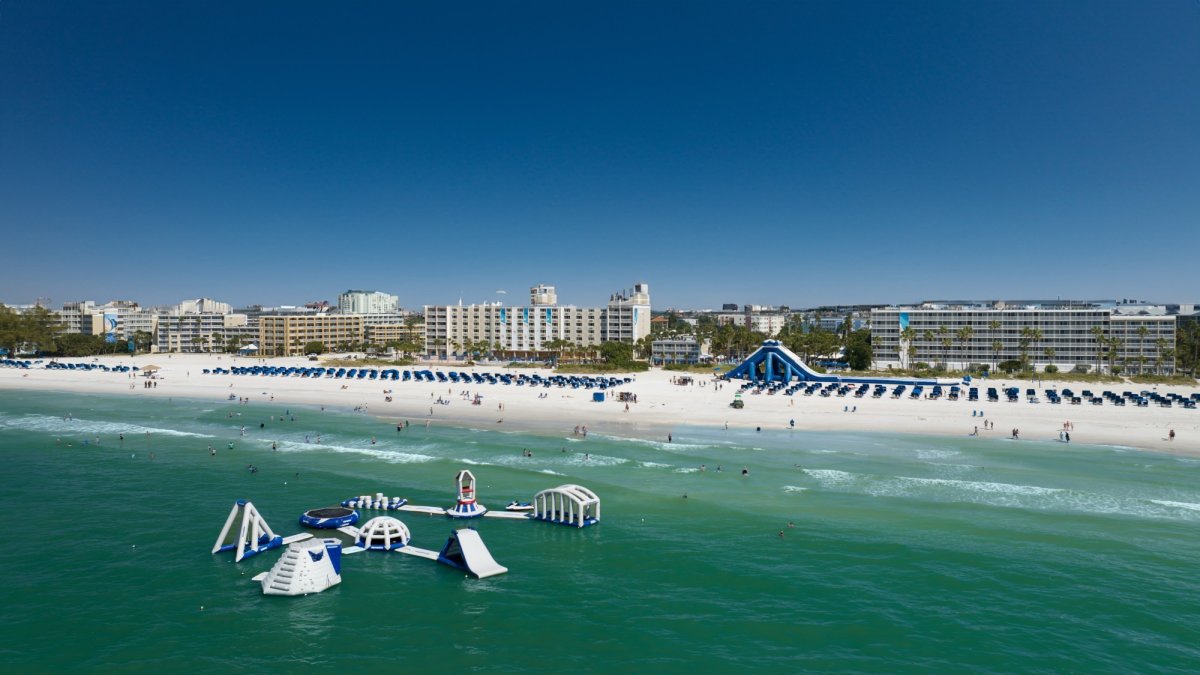 The Floating Water Park at Island Grand