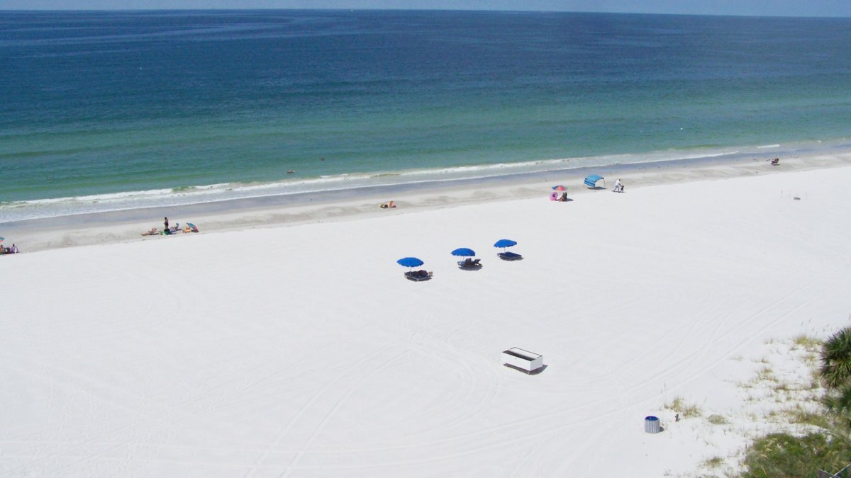 Beach at Sea Breeze Resort, Madeira Beach