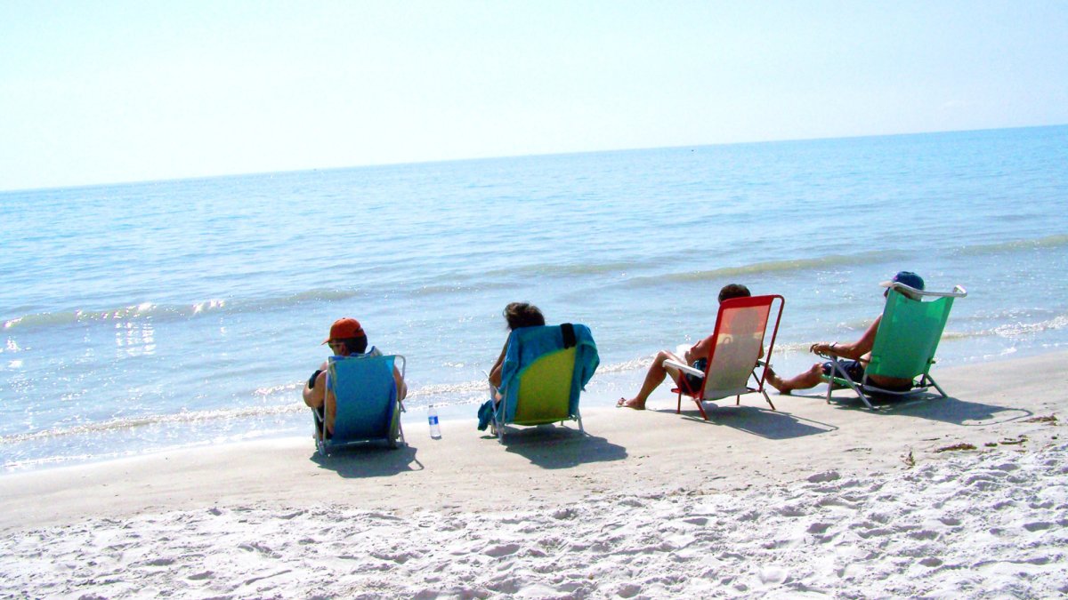 Section of Madeira Beach in front of Madeira Bay Resort